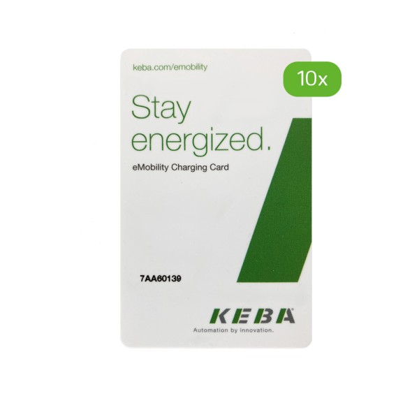 RFID-Cards 10 Stk. für KEBA-Wallbox c-/x-series