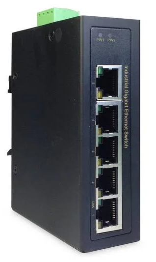 Ethernet-Switch (5 Ports) für Hutschiene